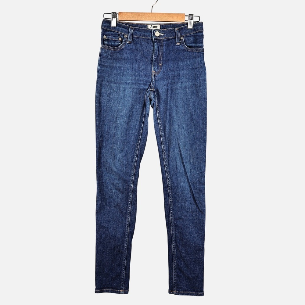 Acne Studios Skinny Jeans Flex Raw Reform Womens 25 / 32 Stretch Denim